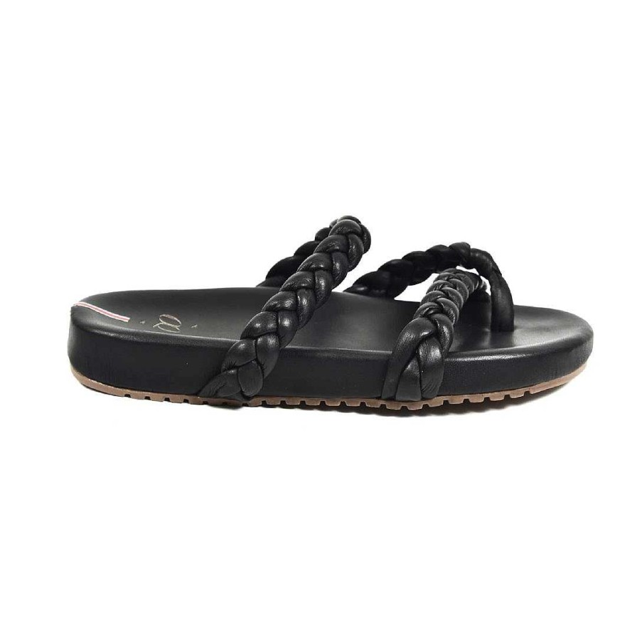 Zapatos OQ Shoes | Sandalia Plana Selva Negra