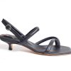 Zapatos OQ Shoes | Sandalia Con Tacon Broma Negra