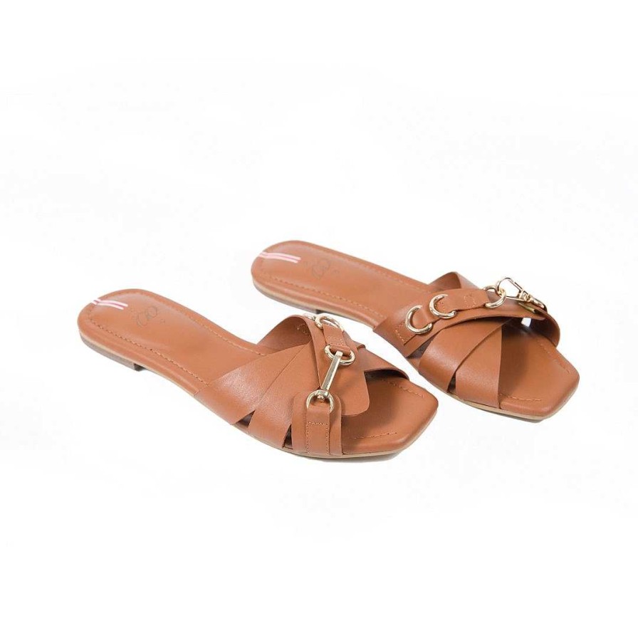 Zapatos OQ Shoes | Sandalia Color Miel